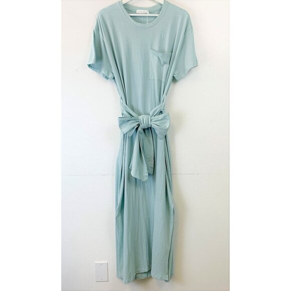 NWT JONATHAN SIMKHAI Sara Tie-Waist T-Shirt Dress - Picture 3 of 11